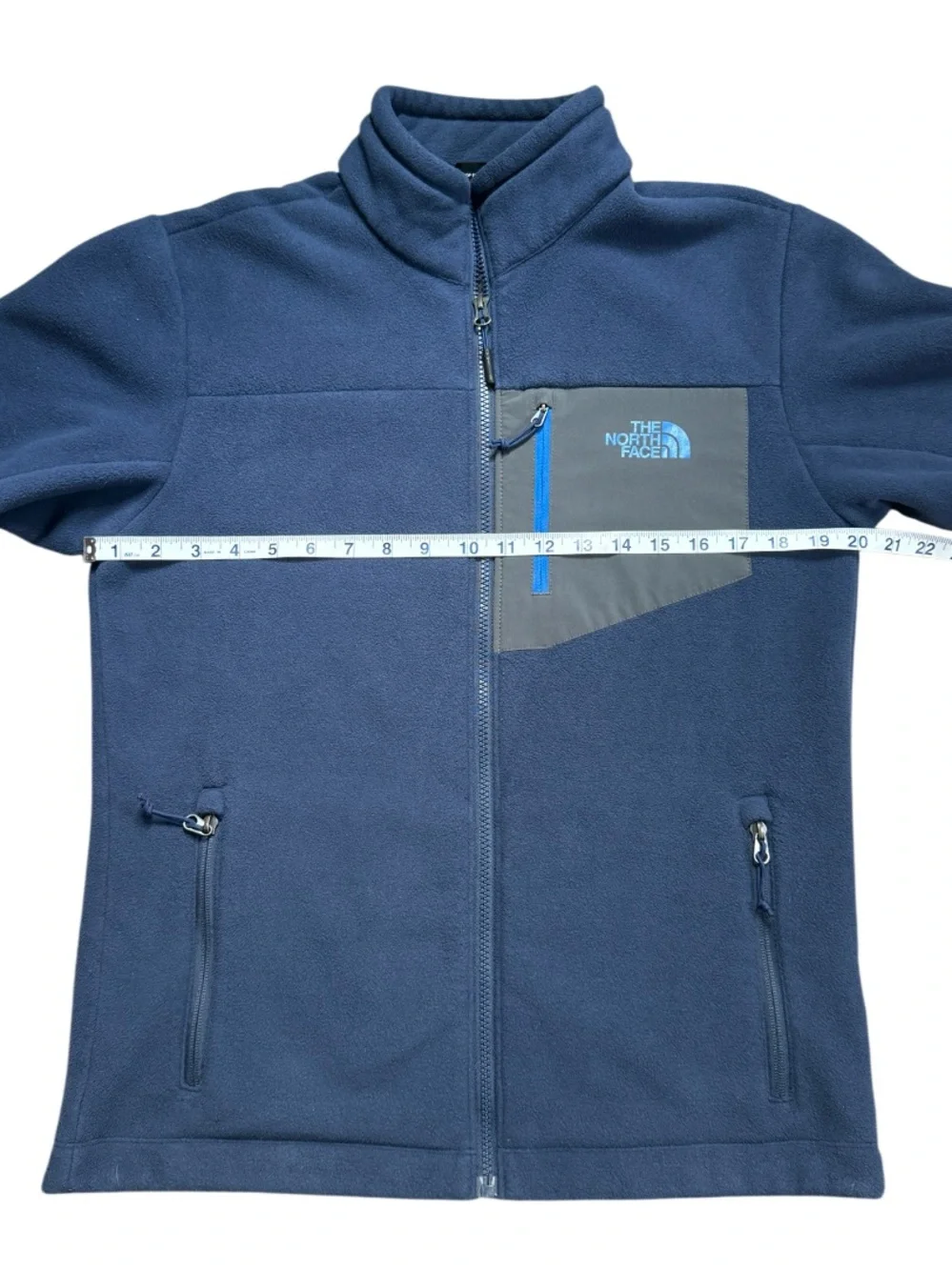 The North Face Chimborazo Navy Blue‎ Pile Lined Sherpa Fleece Jacket S Gorpcore